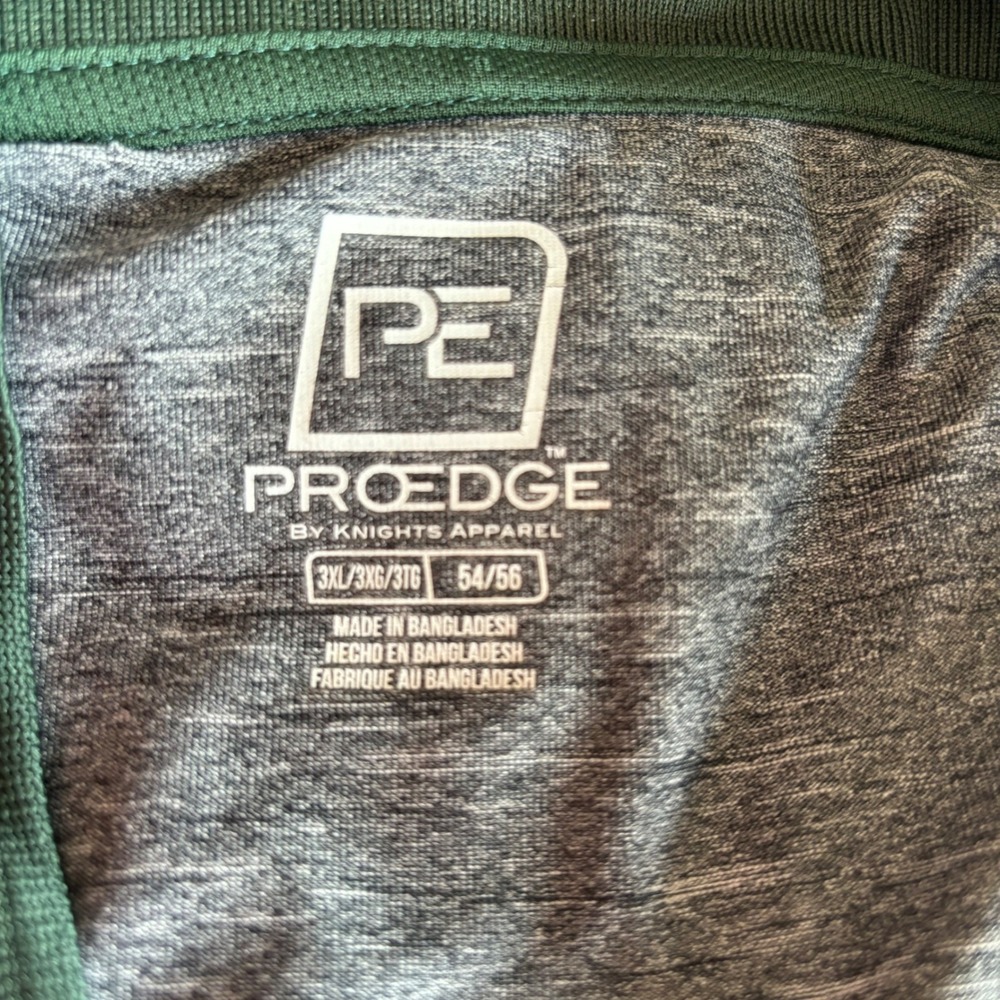 Pro Edge Michigan State Spartans Polo Shirt Mens 3XL Gray Green Golf - Picture 4 of 10